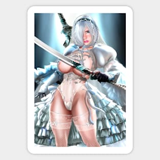 Nier automata 2B White bride Sticker